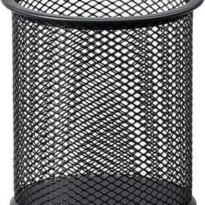Metal mesh desktop stationery mug